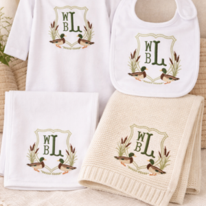 Southern Mallard Crest Monogram