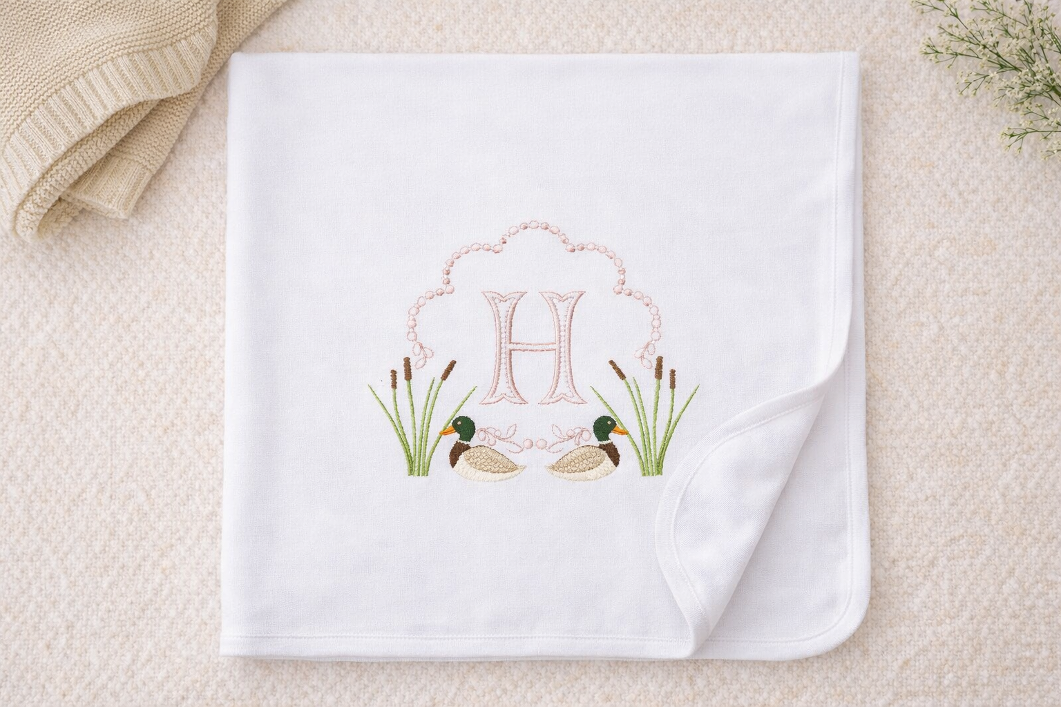 Magnolia Mallard Pearl Monogram - Image 5