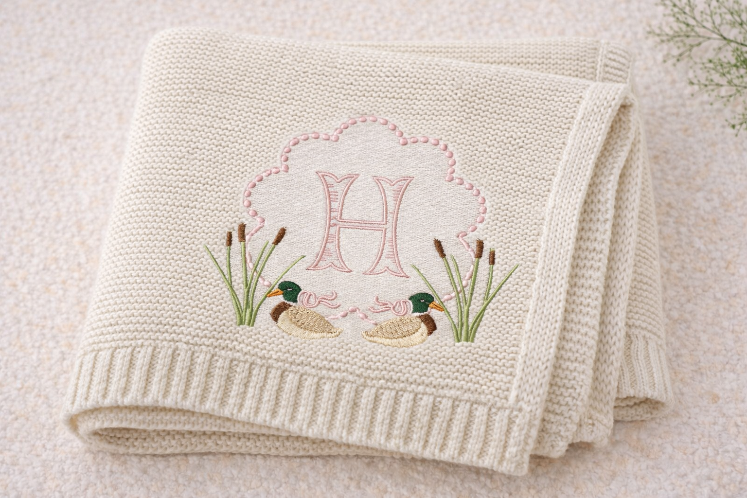 Magnolia Mallard Pearl Monogram - Image 6